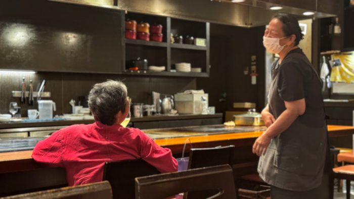 Conversation with guest
